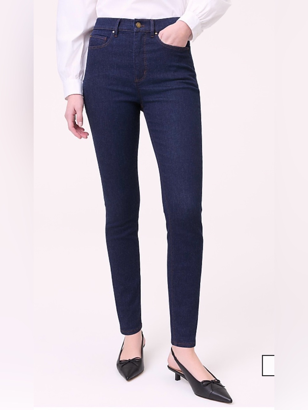 Ann Taylor Dark Indigo Skinny Jeans